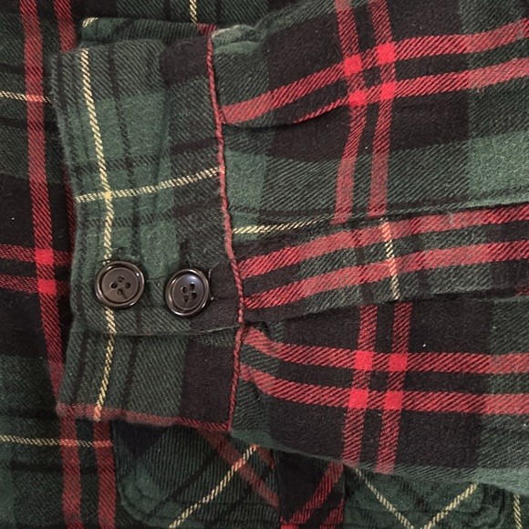 Plaid Zip-Up Hooded Sweater/Jacket - Picture 5 of 5